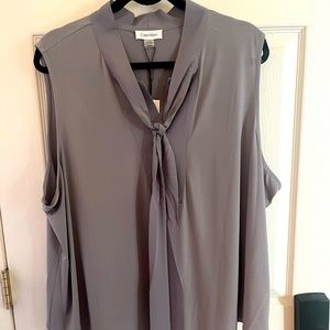 Brand New With Tags Calvin Klein Sleeveless Blouse 3x
